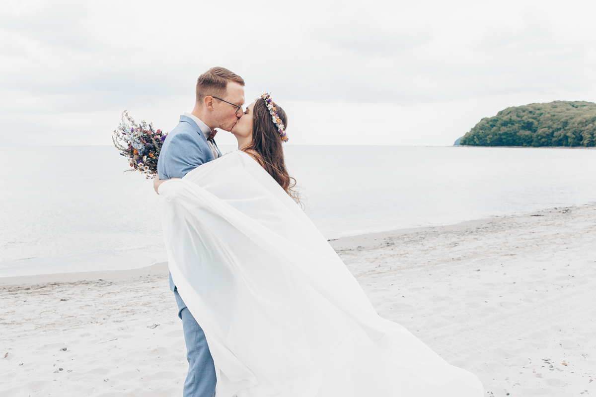 Heiraten in Binz, direkt am Strand.