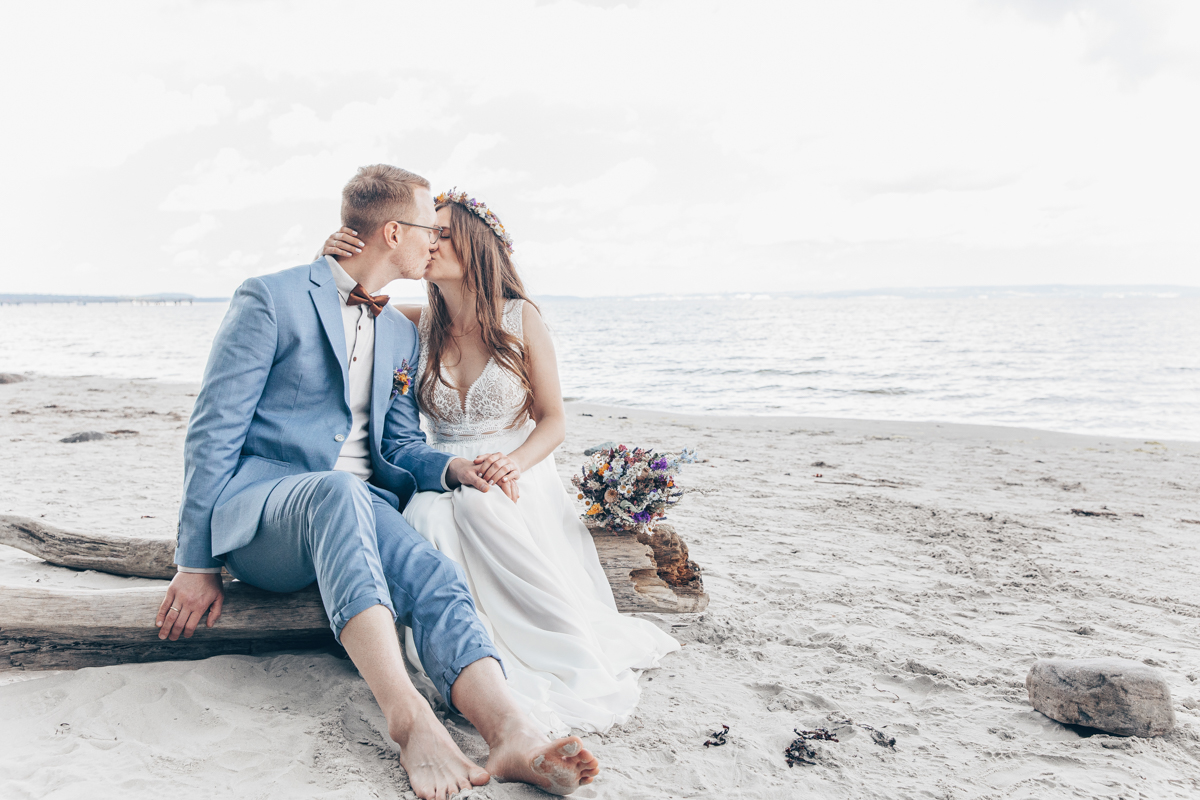 Heiraten in Binz mit Fotoshooting am Strand