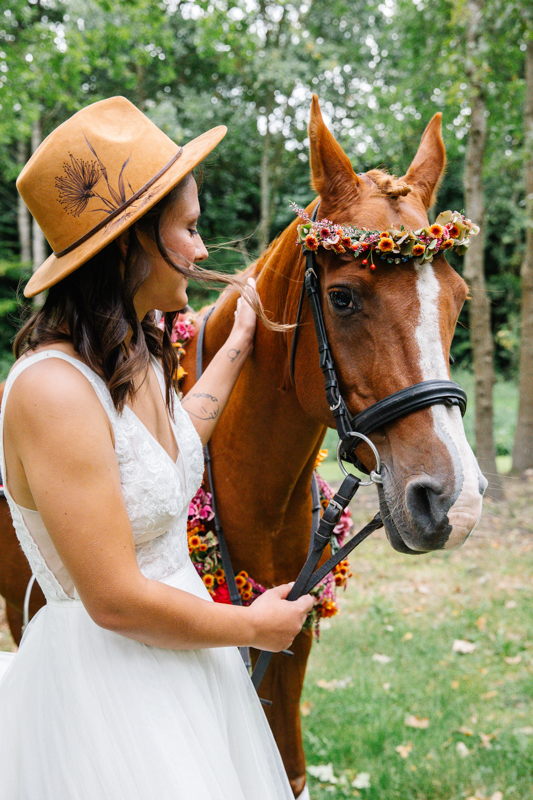 Heiraten mit Pferd in MV.